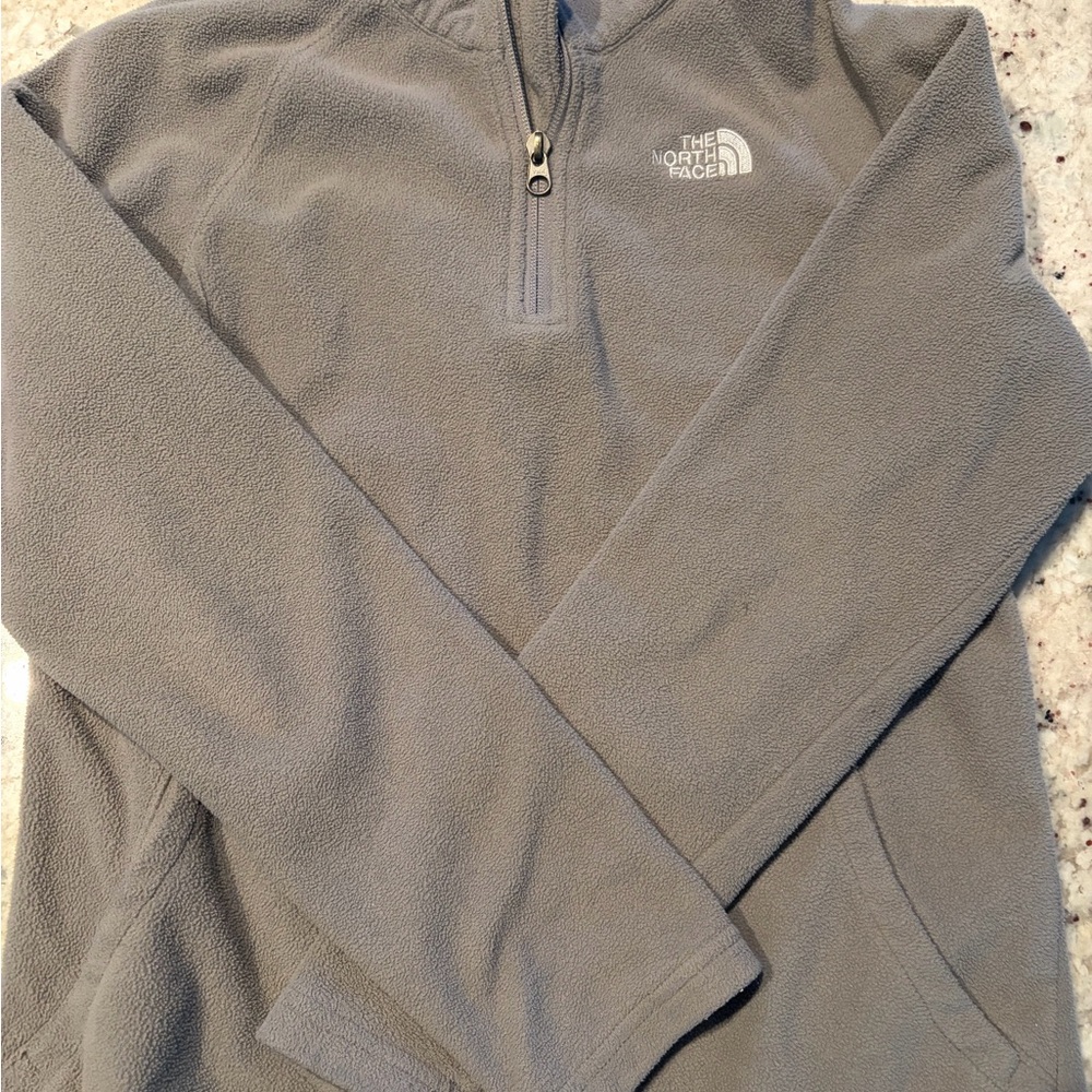 The North Face Kids Zip-Up Gray Sweater